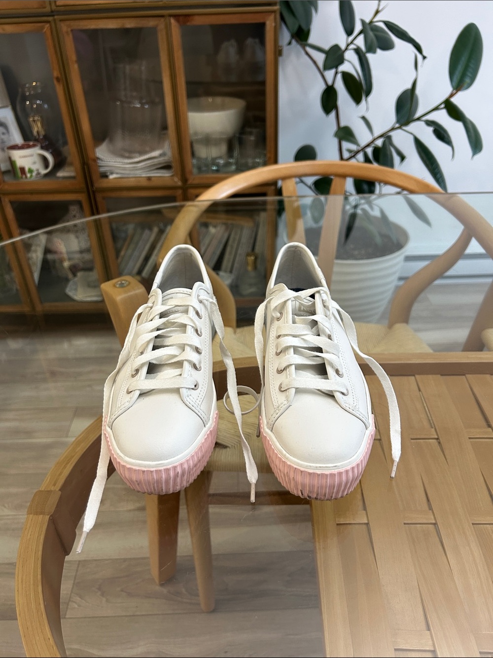 Keds Genuine Leather Women’s White Sneakers